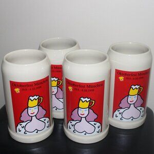 3/$118❤️vintage 1998 Oktoberfest München Munich Rastal 1L Ceramic Beer Stein